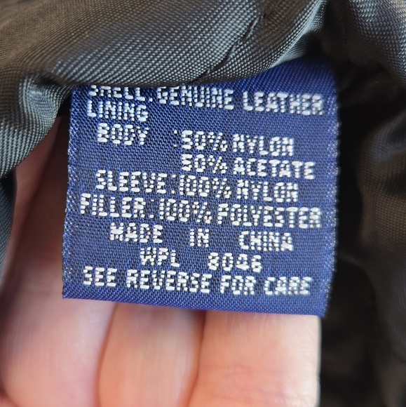 Vintage Savile Row Mens Black Leather Biker Jacket Sz L Zip & Snap Adj. Wrist - Picture 10 of 16